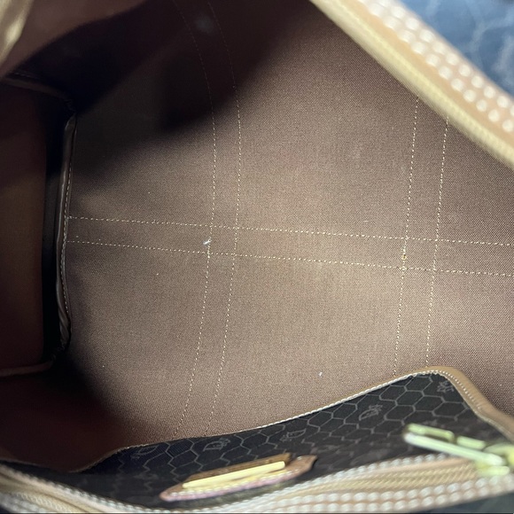 Dior Black x Brown Honeycomb Monogram Trotter Boston Duffle Bag - Picture 8 of 9